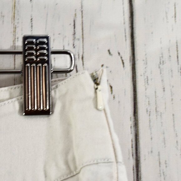 Women's Rock & Rose Stretch Capri Pants Side Zipper Casual SIZE 9 Tan - Picture 5 of 10